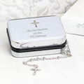 Personalised Rosary Beads and Cross Trinket Box | Inspired Creative Gifts | UK Supplier