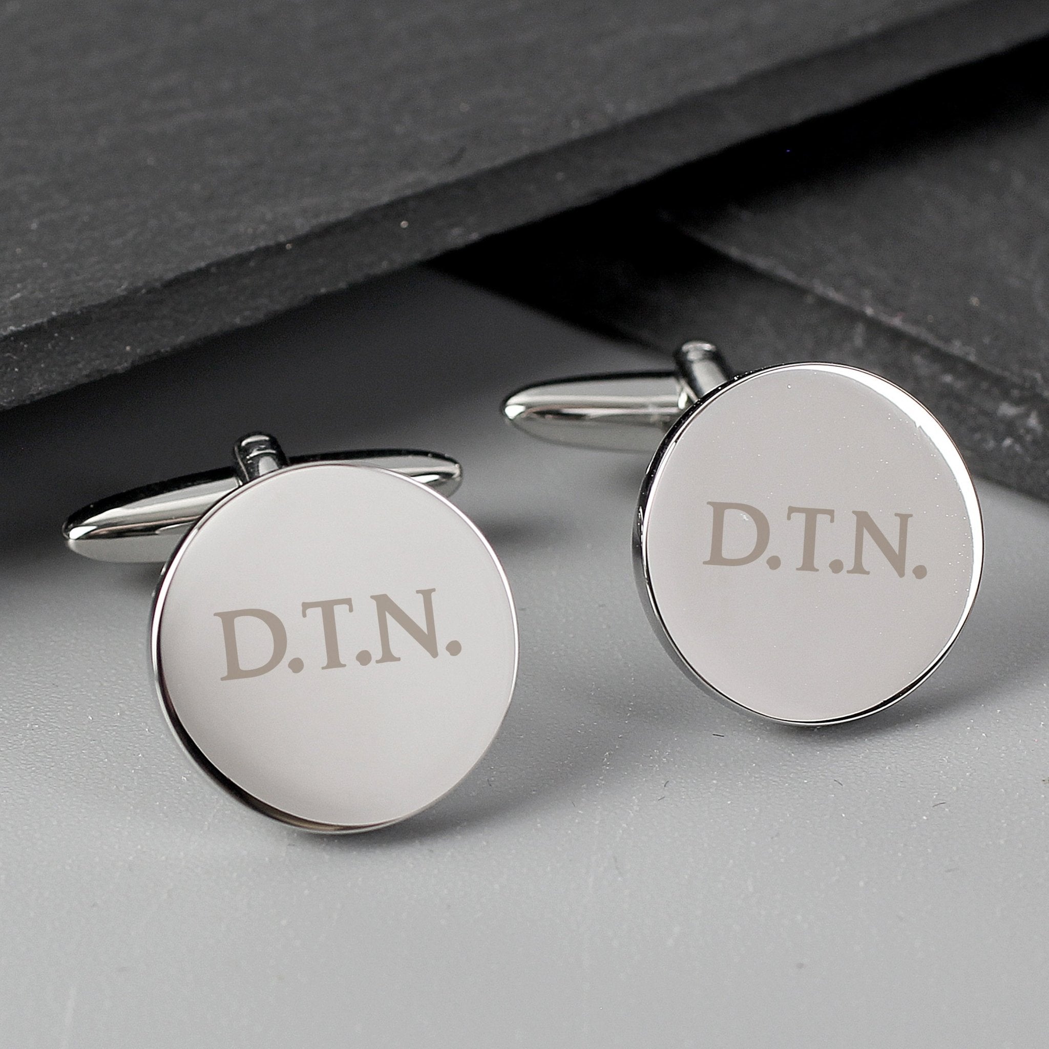 Personalised Round Cufflinks | Inspired Creative Gifts | UK Supplier
