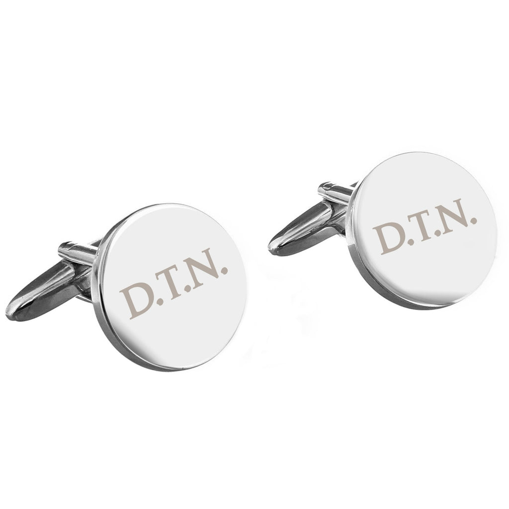 Personalised Round Cufflinks | Inspired Creative Gifts | UK Supplier