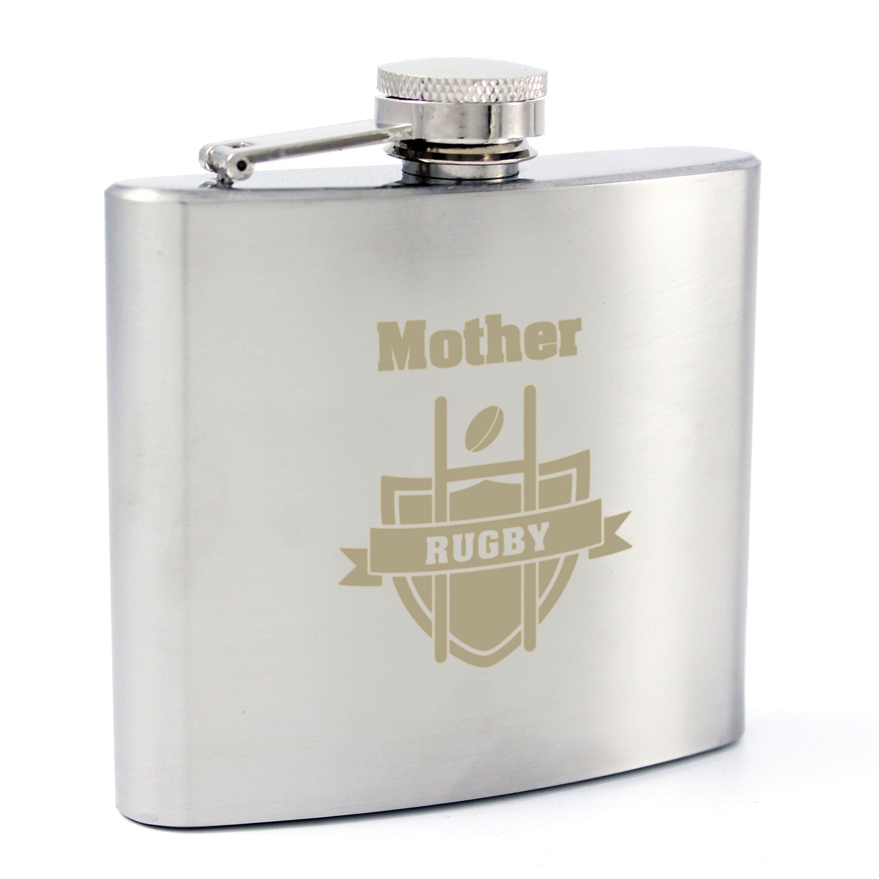 Personalised Rugby Hip Flask | Inspired Creative Gifts | UK Supplier