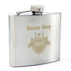 Personalised Rugby Hip Flask | Inspired Creative Gifts | UK Supplier