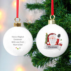 Personalised Santa Claus Bauble | Inspired Creative Gifts | UK Supplier