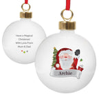 Personalised Santa Claus Bauble | Inspired Creative Gifts | UK Supplier