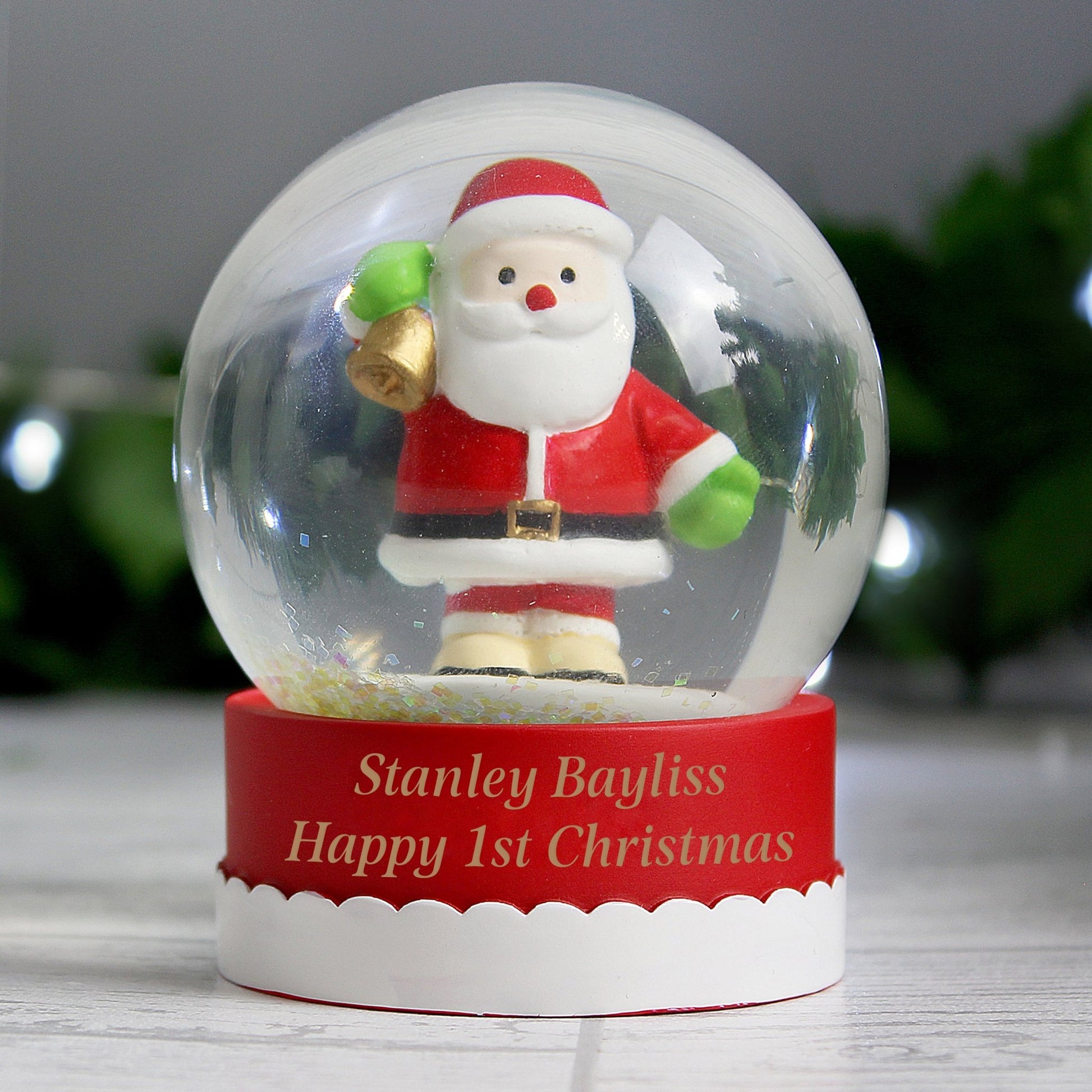 Personalised Santa Snow Globe | Inspired Creative Gifts
