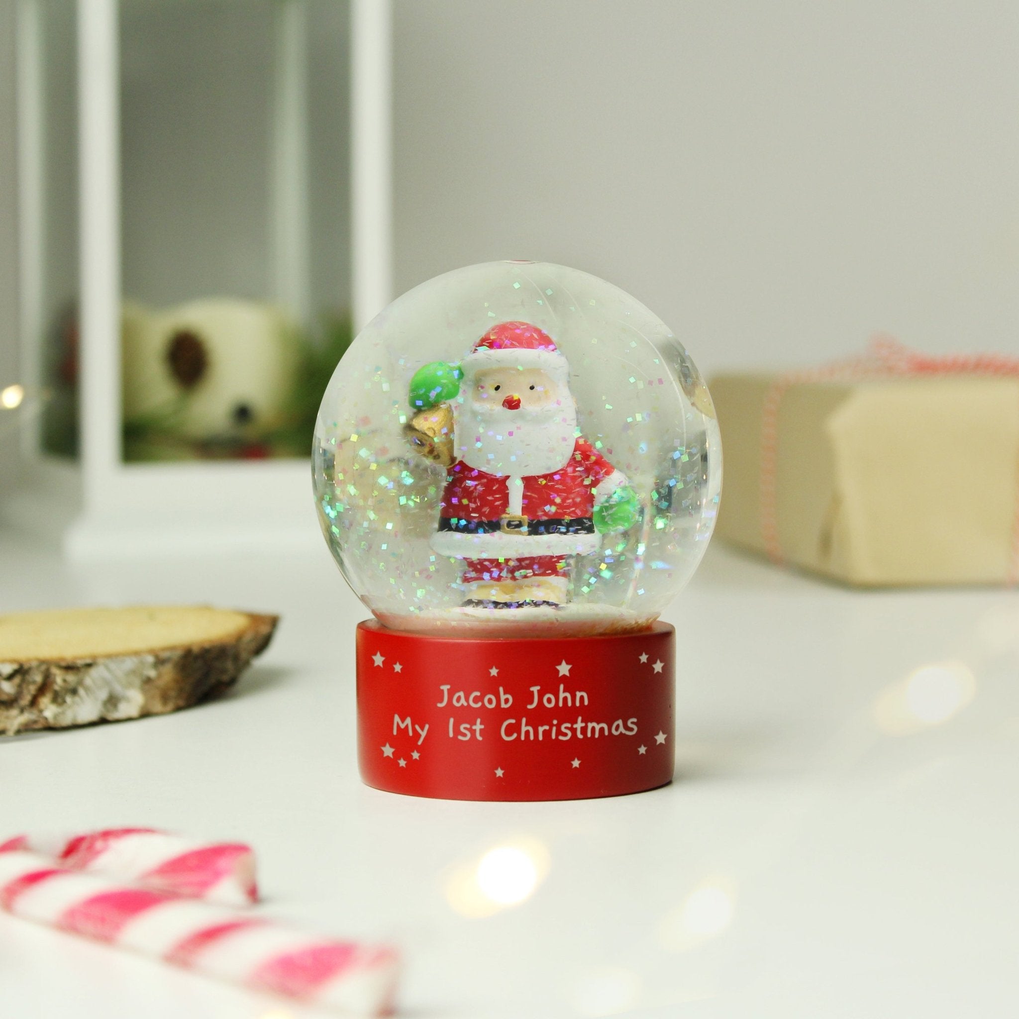 Custom Christmas Globe - Holiday Keepsake Gift | Inspired Creative Gifts | UK Supplier
