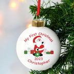 Personalised Santa with Presents Bauble | Inspired Creative Gifts | UK Supplier