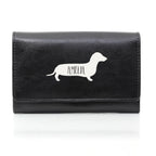 Personalised Sausage Dog Black Purse | Inspired Creative Gifts | UK Supplier
