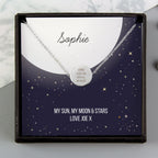 Personalised Sentiment Disc Necklace and Box | Inspired Creative Gifts | UK Supplier