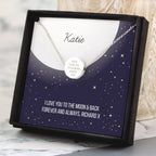 Personalised Sentiment Disc Necklace and Box | Inspired Creative Gifts | UK Supplier