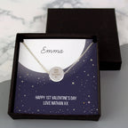 Personalised Sentiment Disc Necklace and Box | Inspired Creative Gifts | UK Supplier