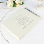 Personalised Sentiments Hardback Guest Book & Pen | Inspired Creative Gifts | UK Supplier
