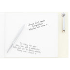 Personalised Sentiments Hardback Guest Book & Pen | Inspired Creative Gifts | UK Supplier