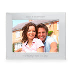 Personalised Silver 5x7 Landscape Photo Frame | Inspired Creative Gifts | UK Supplier