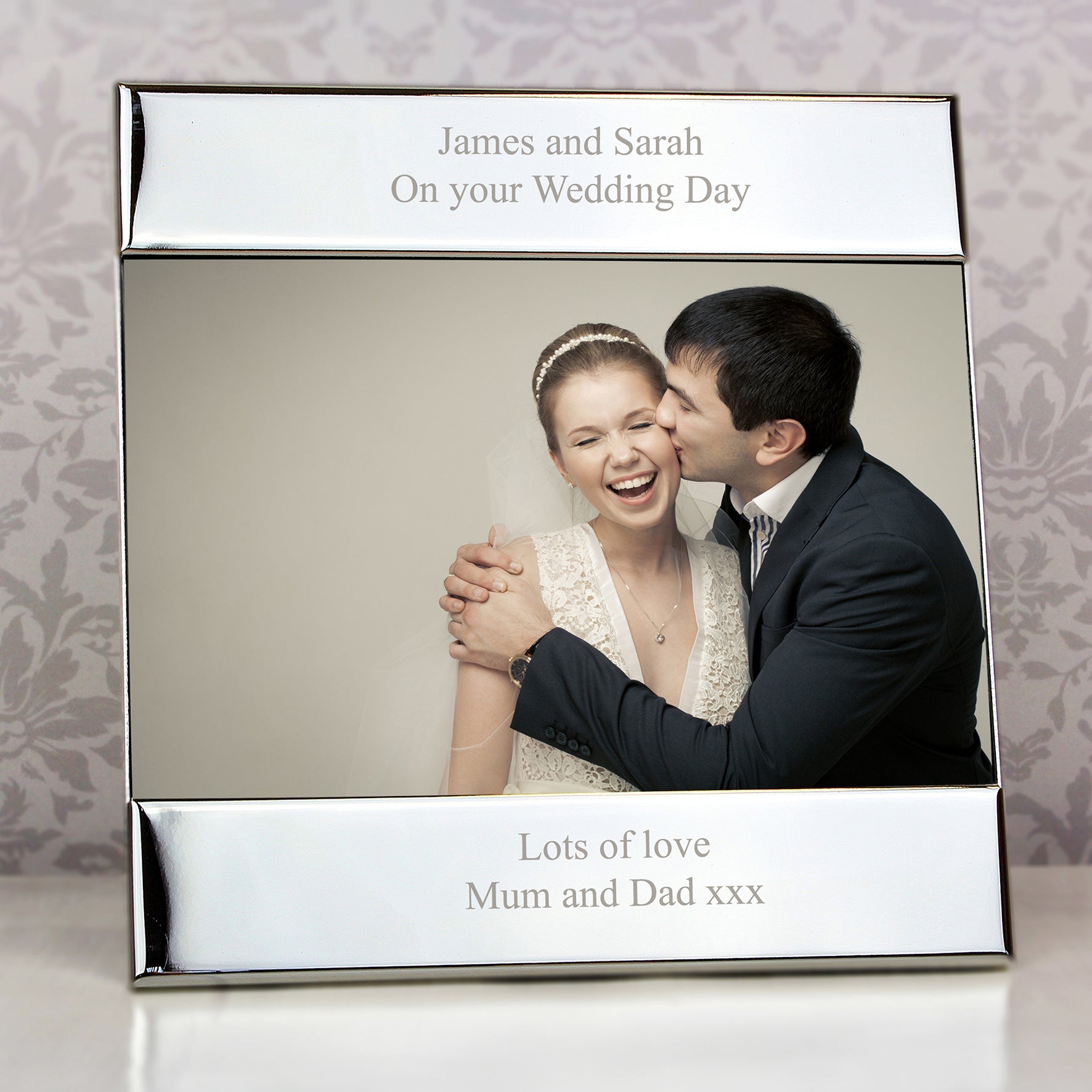 Personalised Silver 6x4 Photo Frame | Inspired Creative Gifts | UK Supplier