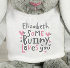 Personalised Some Bunny Loves You Bunny Rabbit | Inspired Creative Gifts | UK Supplier