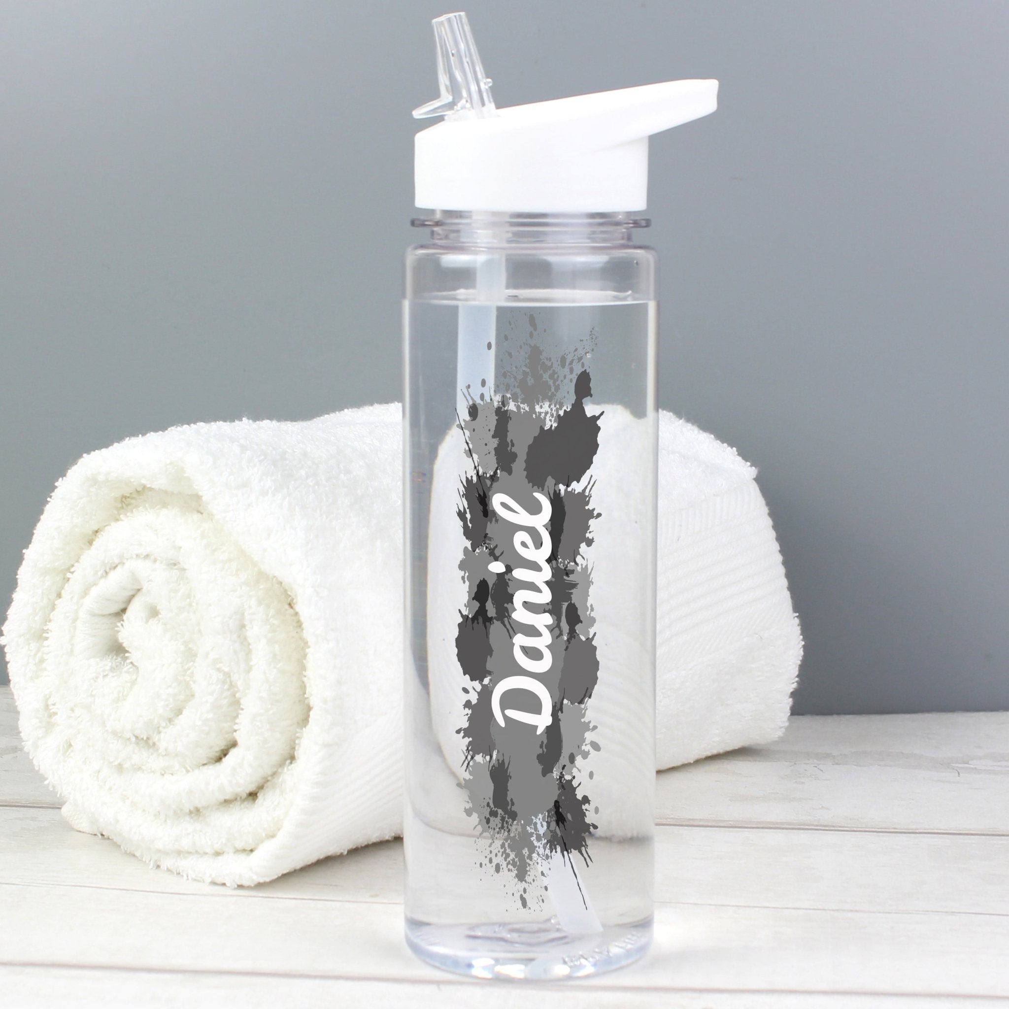 Personalised Splash Name Only Water Bottle | Inspired Creative Gifts | UK Supplier