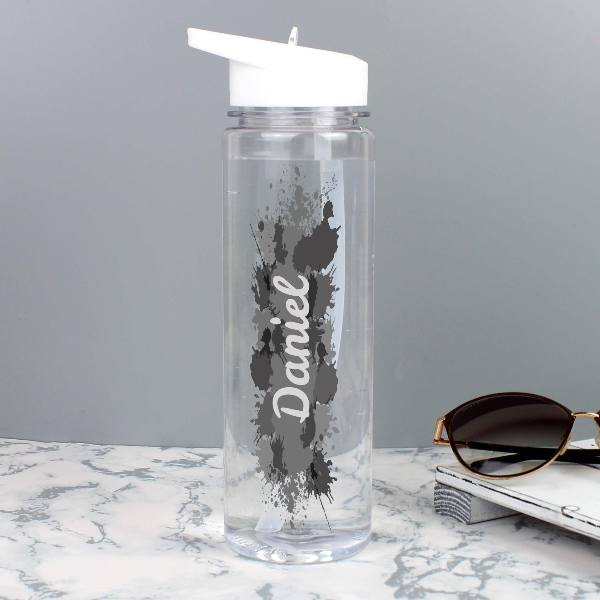 Personalised Splash Name Only Water Bottle | Inspired Creative Gifts