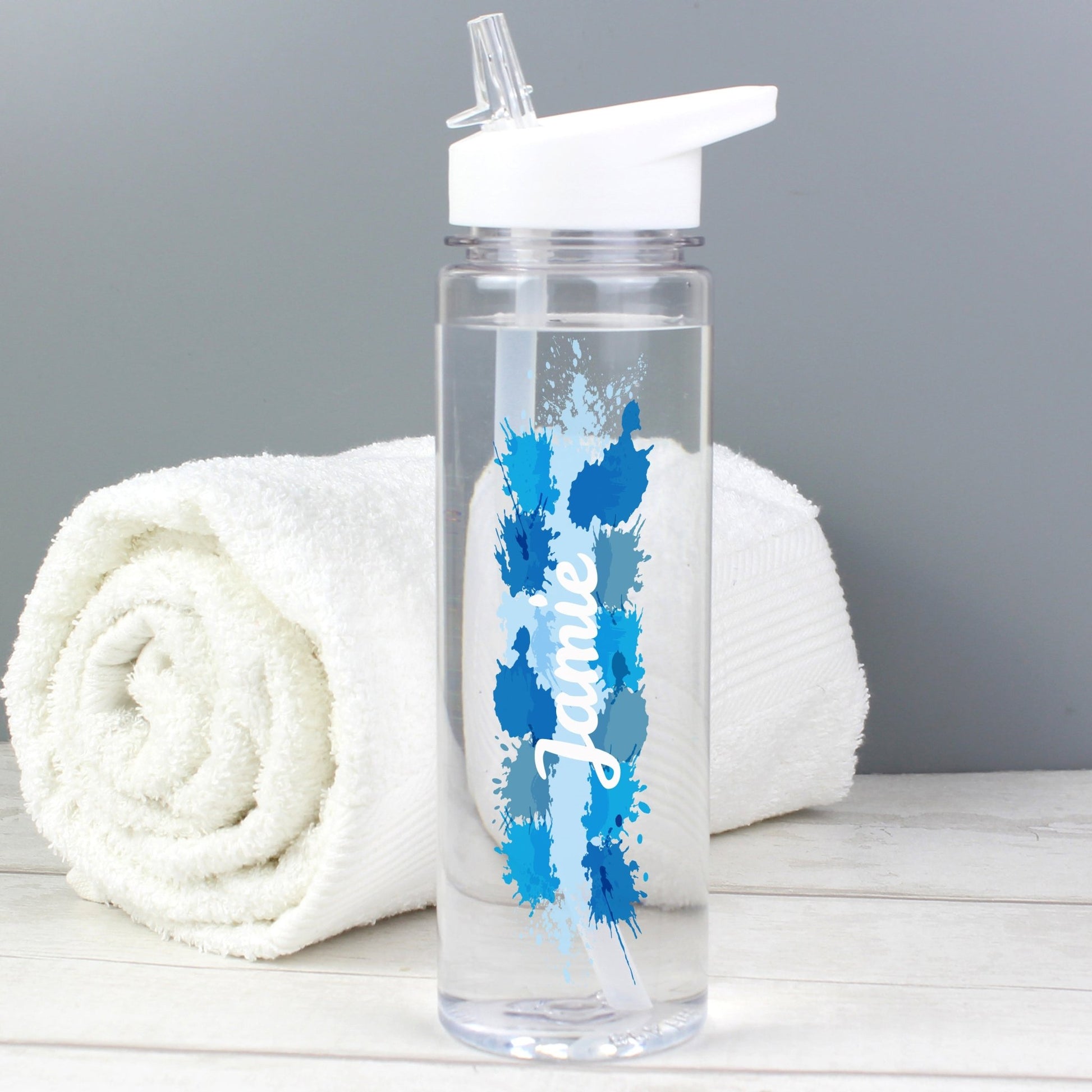 Personalised Splash Name Only Water Bottle | Inspired Creative Gifts