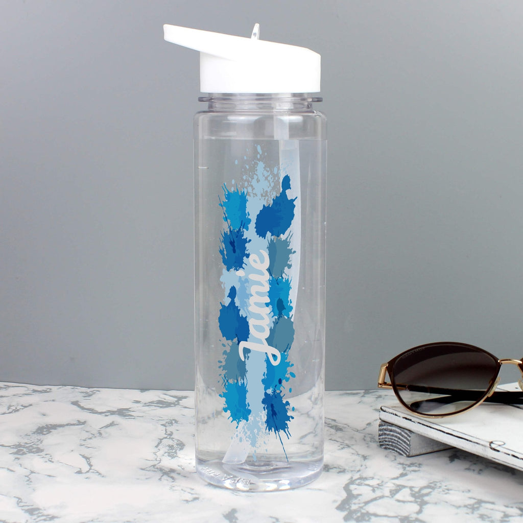 Personalised Splash Name Only Water Bottle | Inspired Creative Gifts