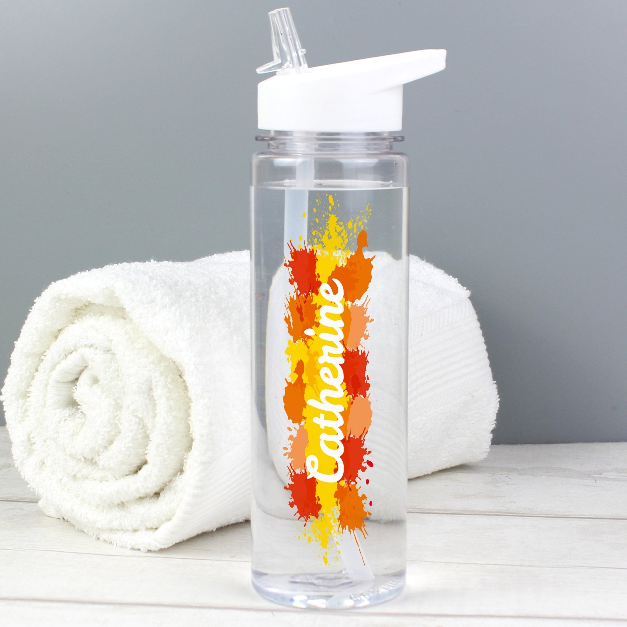 Personalised Splash Name Only Water Bottle | Inspired Creative Gifts | UK Supplier