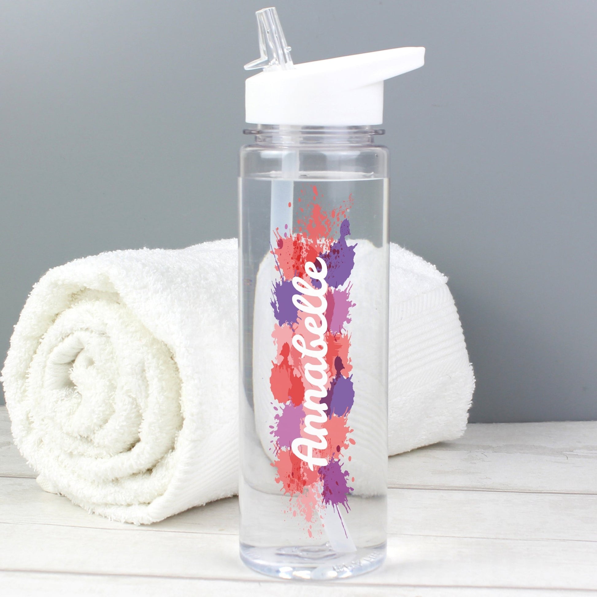 Personalised Splash Name Only Water Bottle | Inspired Creative Gifts