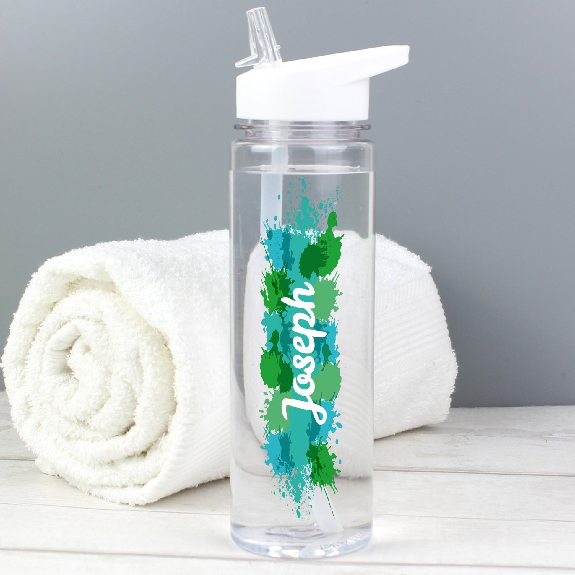 Personalised Splash Name Only Water Bottle | Inspired Creative Gifts