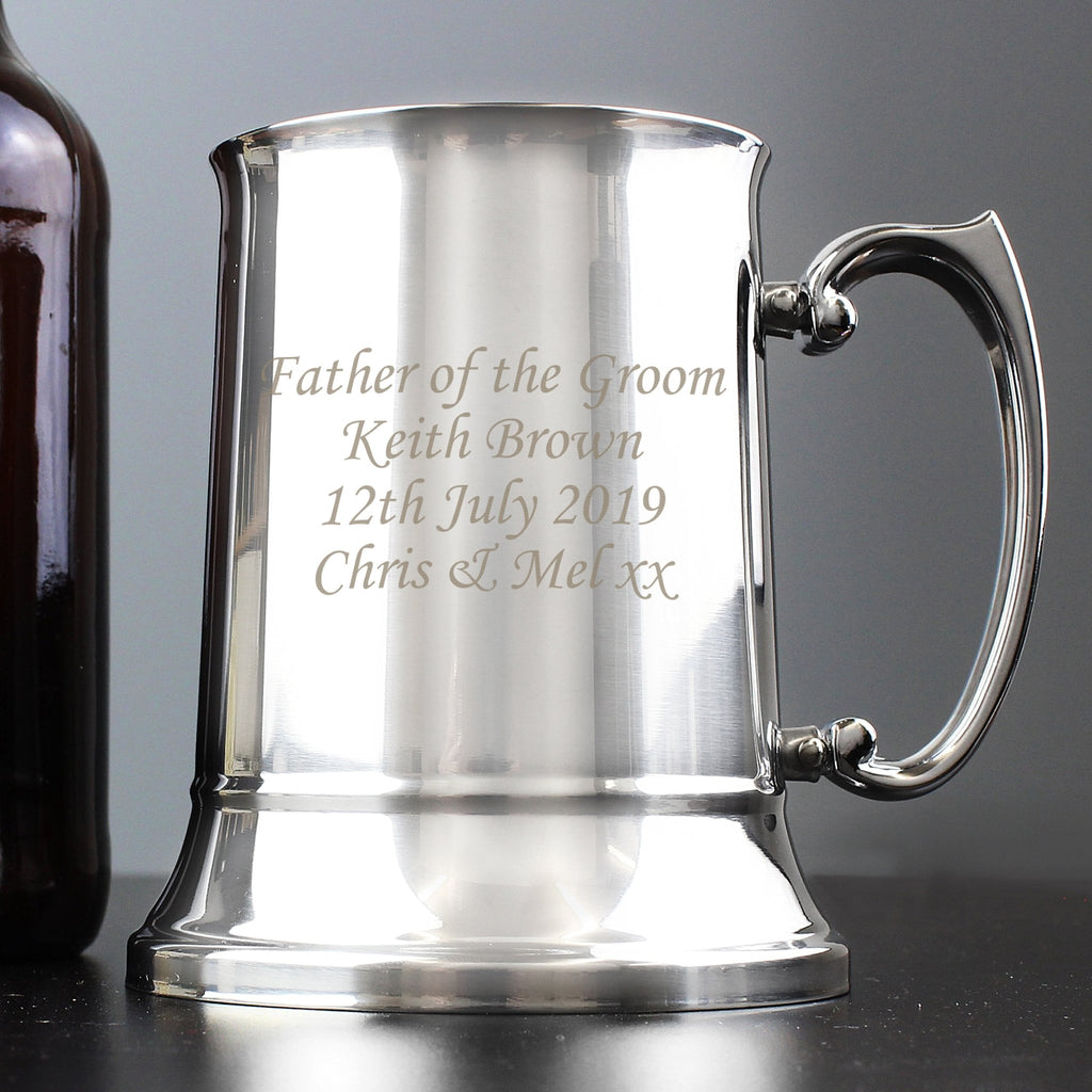 Personalised Stainless Steel Tankard | Inspired Creative Gifts | UK Supplier