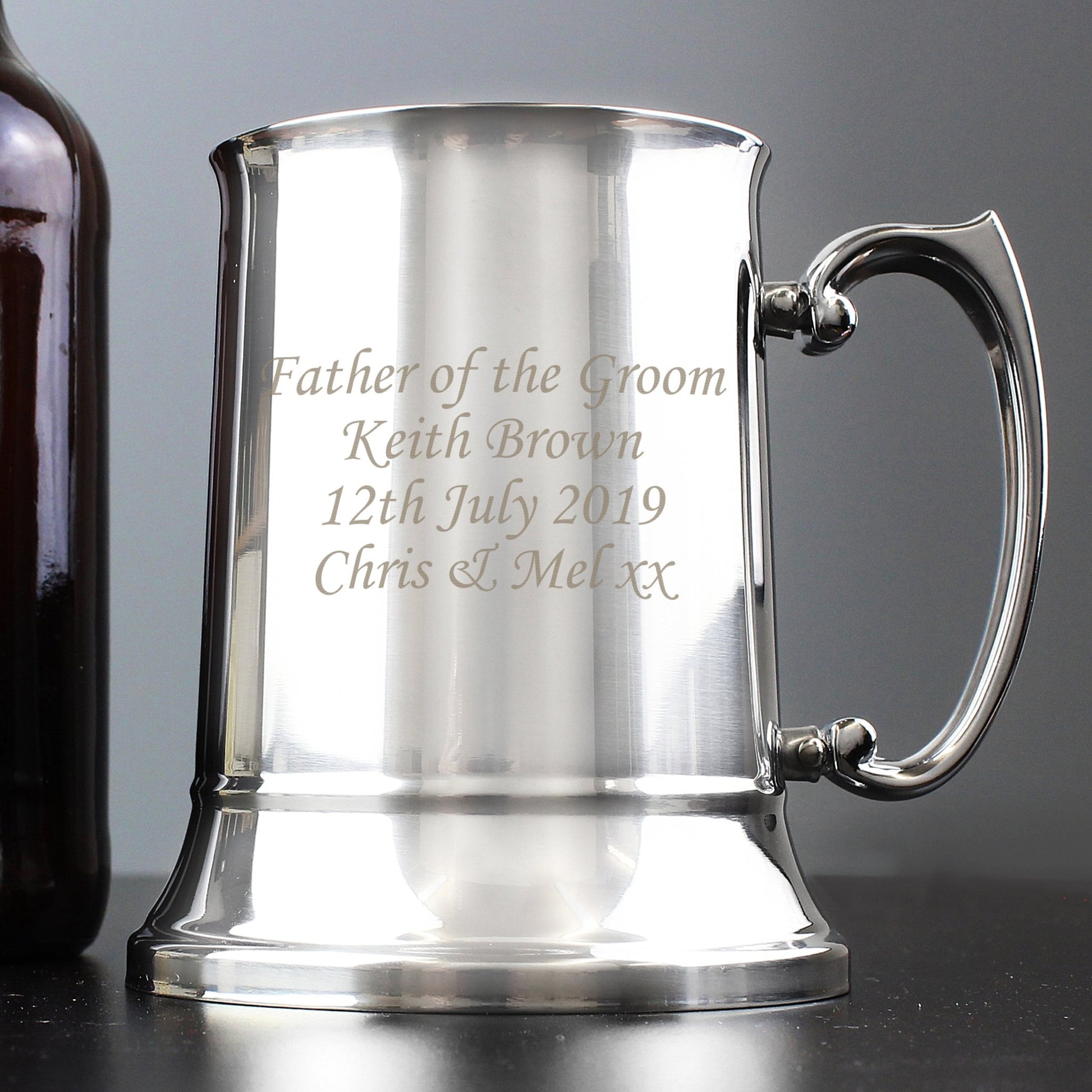 Personalised Stainless Steel Tankard | Inspired Creative Gifts | UK Supplier