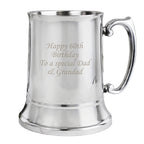 Personalised Stainless Steel Tankard | Inspired Creative Gifts | UK Supplier
