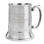 Personalised Stainless Steel Tankard | Inspired Creative Gifts | UK Supplier