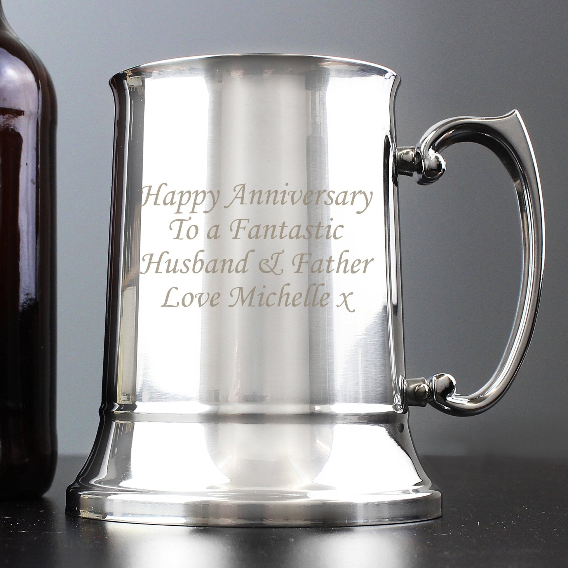 Personalised Stainless Steel Tankard | Inspired Creative Gifts | UK Supplier
