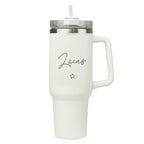 Personalised Star 40oz White Travel Cup | Great Birthday Gift | Coffee or Tea Travel Cup | Inspired Creative Gifts