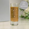 Personalised Starry Shot Glass | Inspired Creative Gifts | UK Supplier