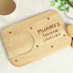 Personalised Stars Coaster Tray | Tea & Biscuit Holder | Great Gift for Birthdays & Christmas | Inspired Creative Gifts