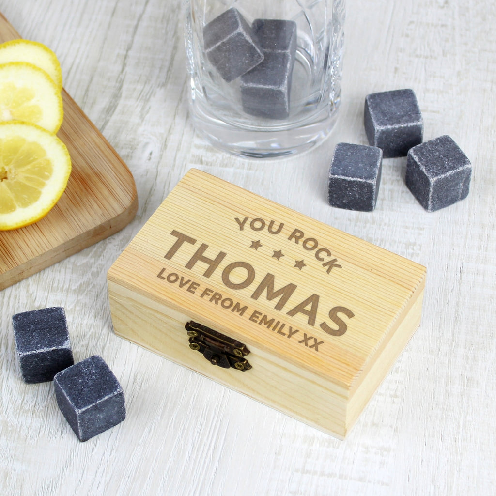 Personalised Stars Free Text Cooling Stones | Inspired Creative Gifts | UK Supplier