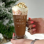Personalised Stars Hot Chocolate Latte Glass | Inspired Creative Gifts | UK Supplier
