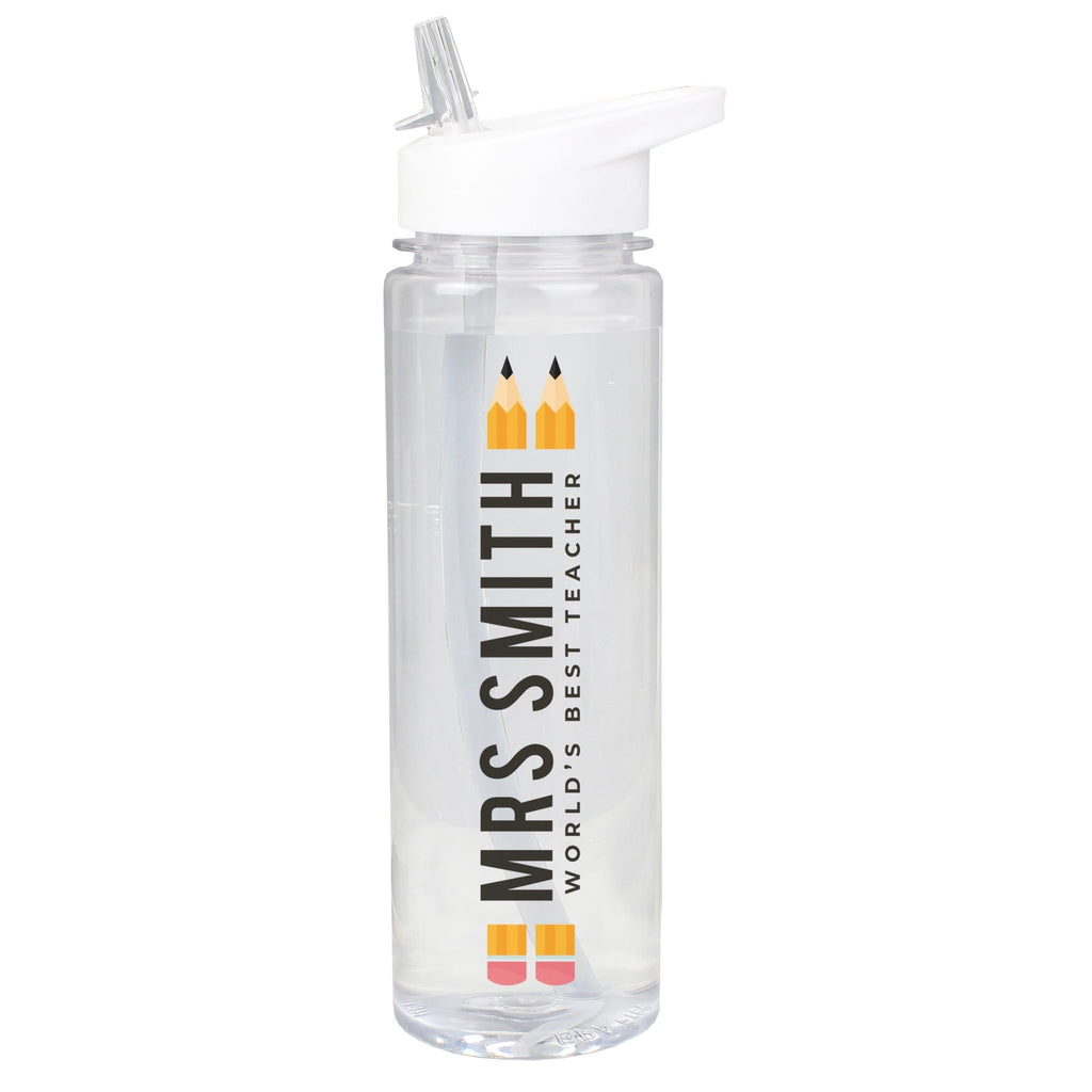Personalised Teacher Water Bottle | Inspired Creative Gifts | UK Supplier