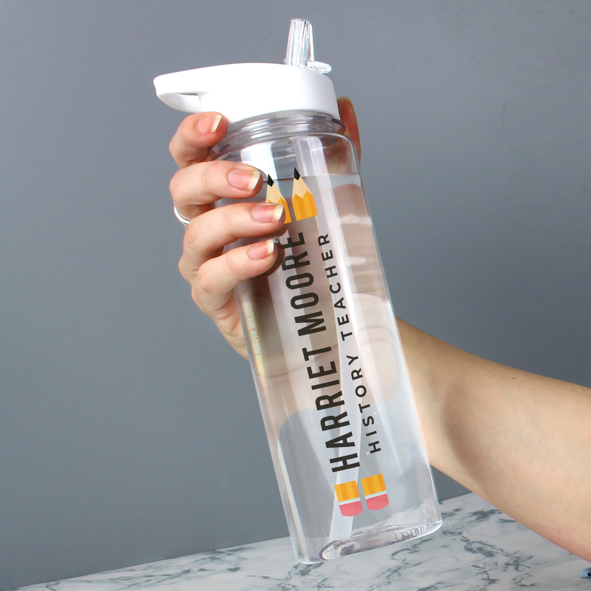 Personalised Teacher Water Bottle | Inspired Creative Gifts