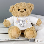 Personalised Teddy & Balloons Teddy Bear | Inspired Creative Gifts | UK Supplier