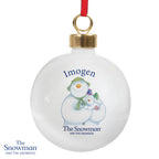 Personalised The Snowman and the Snowdog Bauble | Inspired Creative Gifts | UK Supplier