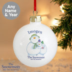 Personalised The Snowman and the Snowdog Bauble | Inspired Creative Gifts | UK Supplier