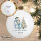 Personalised The Snowman and the Snowdog Friends Bauble | Inspired Creative Gifts | UK Supplier