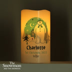 Personalised The Snowman and the Snowdog LED Candle | Inspired Creative Gifts | UK Supplier
