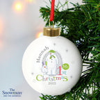 Personalised The Snowman and the Snowdog My 1st Christmas Bauble | Inspired Creative Gifts | UK Supplier
