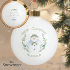 Personalised The Snowman Winter Garden Bauble | Inspired Creative Gifts | UK Supplier