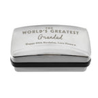 Personalised 'The World's Greatest' Cufflink Box | Inspired Creative Gifts | UK Supplier