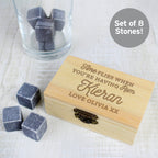 Personalised Time Flies When You're Having Rum Cooling Stones | Inspired Creative Gifts | UK Supplier