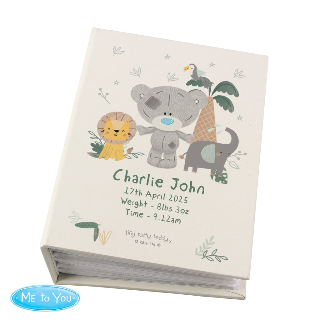 Personalised Tiny Tatty Teddy Jungle Animals 6x4 Photo Album | Inspired Creative Gifts | UK Supplier