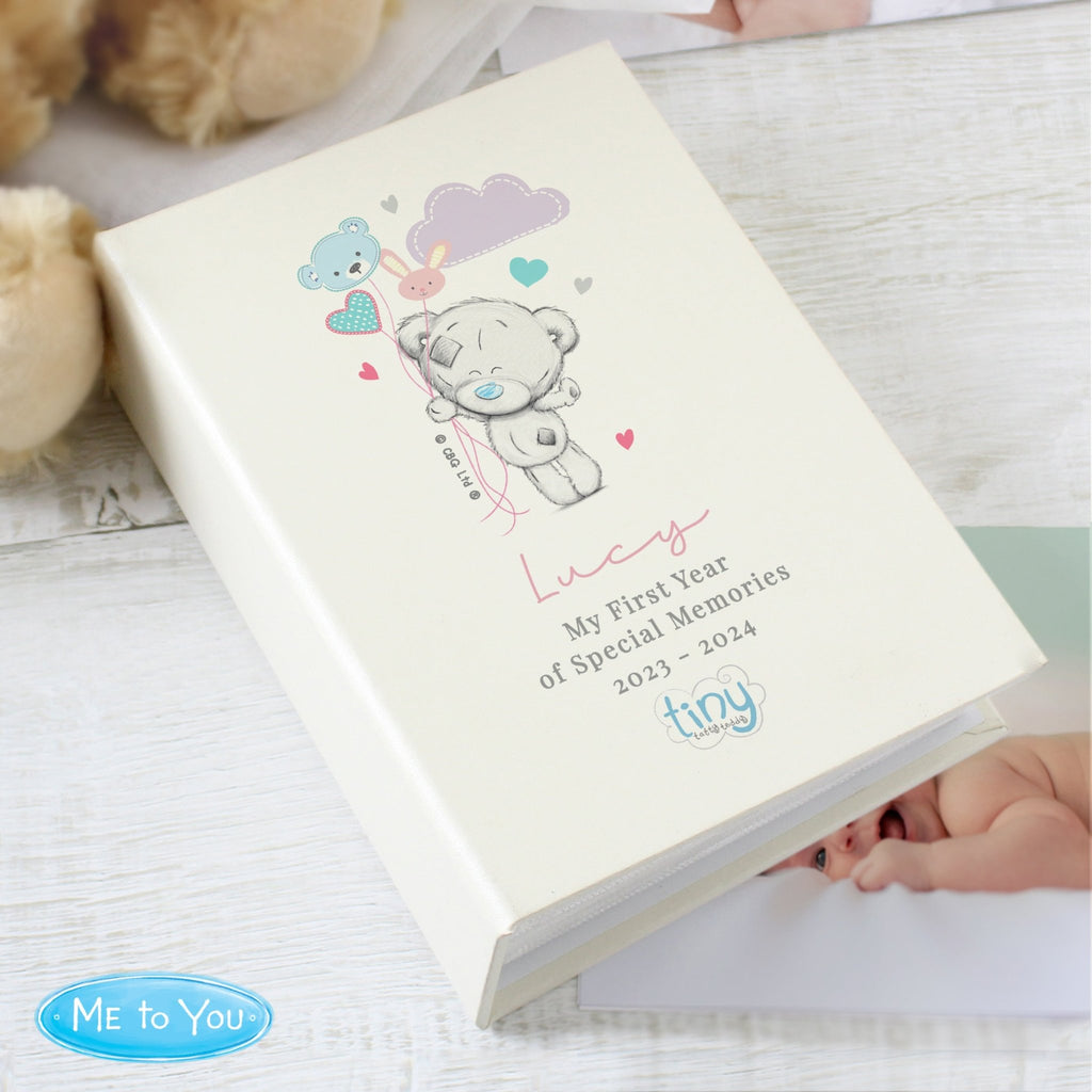 Personalised Tiny Tatty Teddy Pink 6x4 Photo Album with Sleeves | Inspired Creative Gifts | UK Supplier