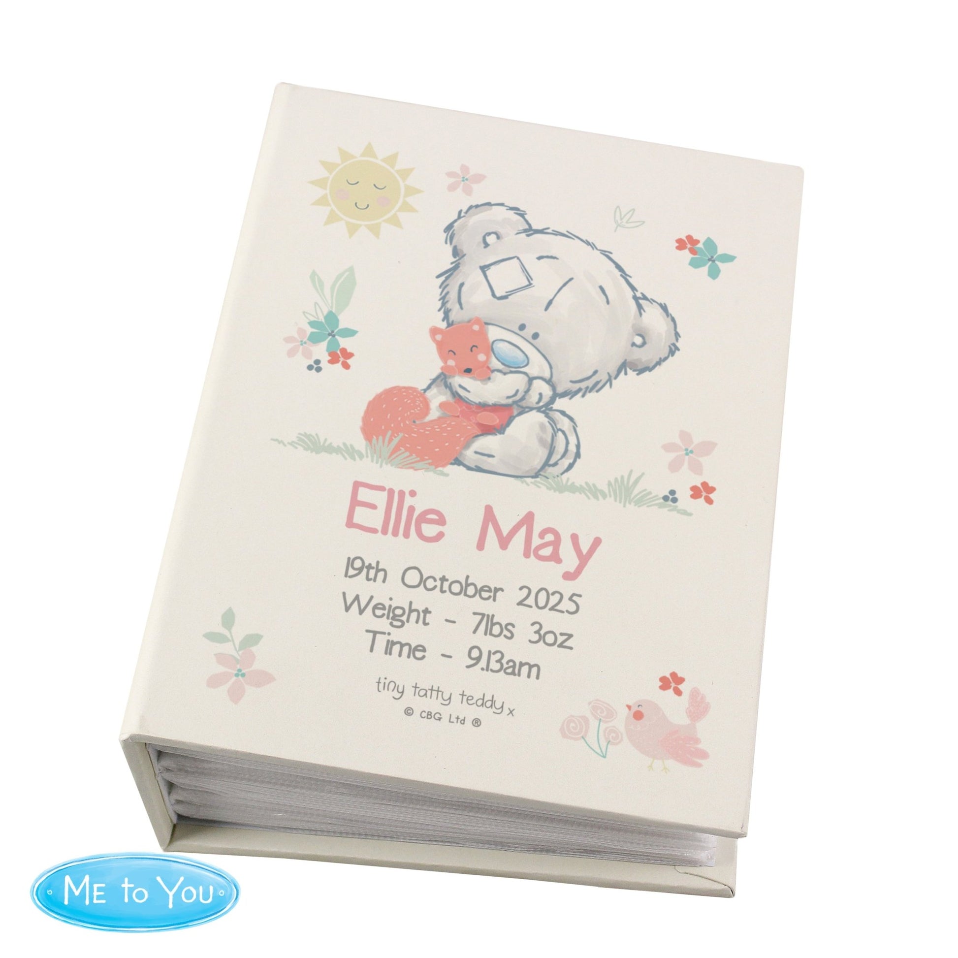Personalised Tiny Tatty Teddy Woodland Animal 6x4 Photo Album | Inspired Creative Gifts | UK Supplier